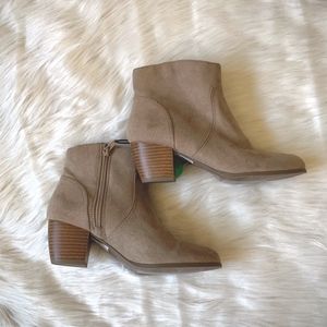 a.n.a. Tan Ankle Boots (Brand New)